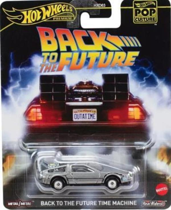 Hot Wheels Premium Pop Culture Back To The FutureTime Machine JBL65 - Image 1