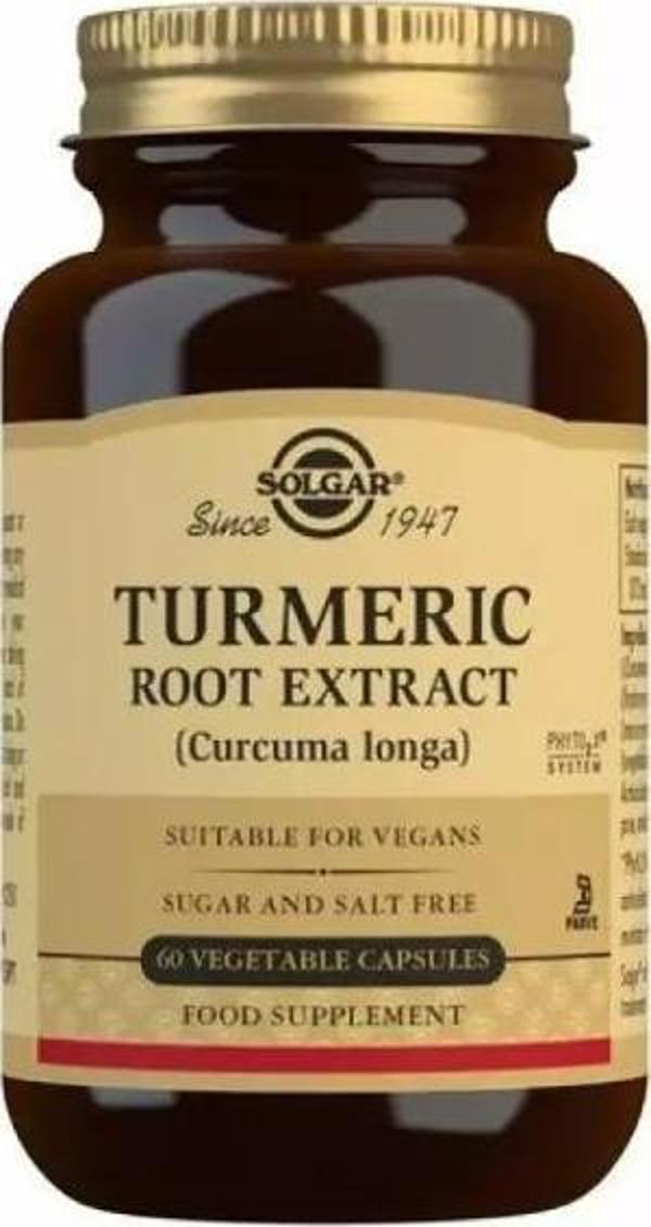 Solgar Turmeric Root Extract 60 Kapsül - Image 1