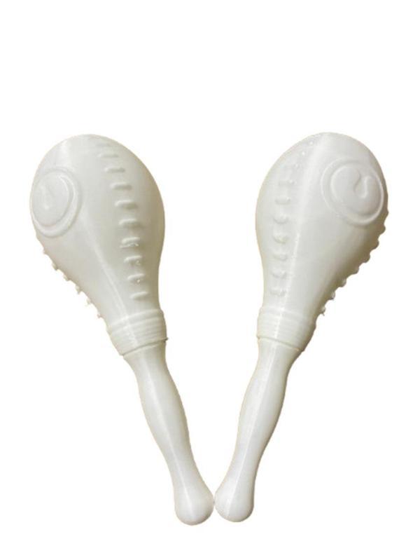 MARAKAS PROFESYONEL DİKİŞ DESENLİ CARBON FİBER MALZEME ÜST KALİTE BEYAZ 1 ÇİFT - Image 1