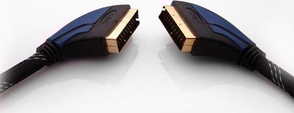 S-Link Scart To Scart 5 Metre Gold Kılıflı Kablo SLX-937 - Image 1
