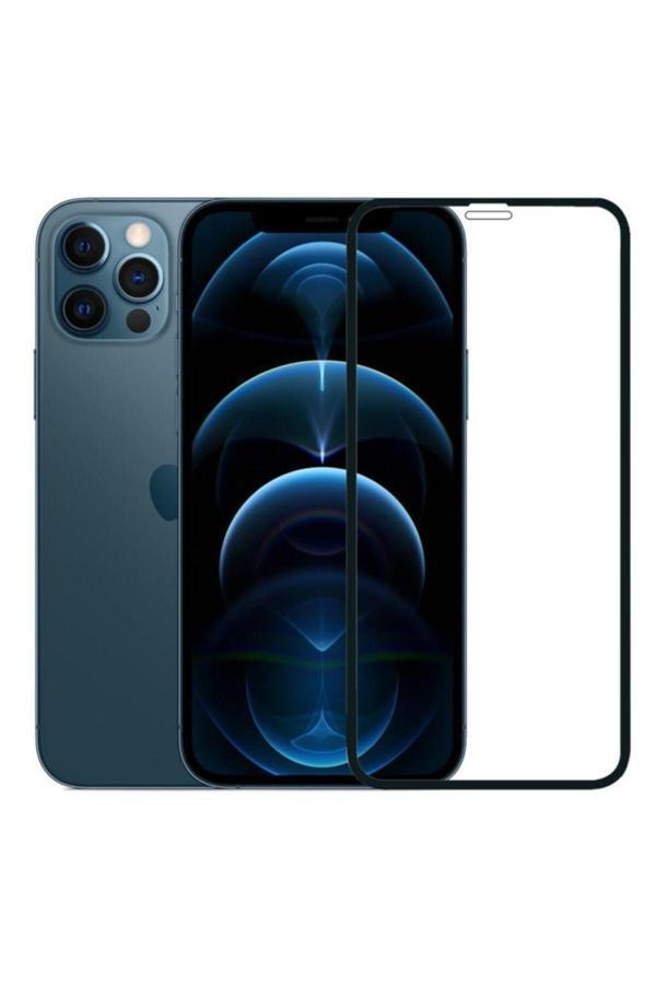 Apple iPhone 12 Pro Max 6.7" 5D Mat Seramik Tam Kaplayan Ekran Koruyucu Cam - Image 1