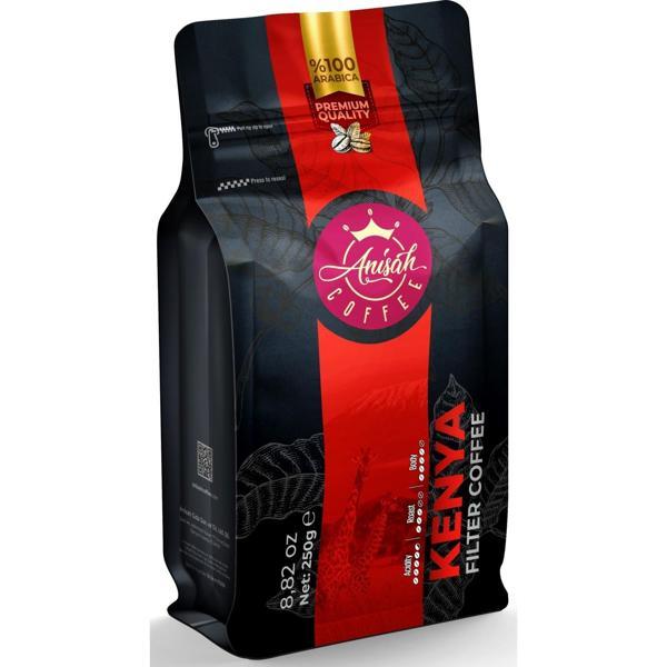 ANİŞAH KENYA ORTA KAVRULMUŞ  FİLTRE KAHVE - ÖĞÜTÜLMÜŞ 250 GR - Image 1