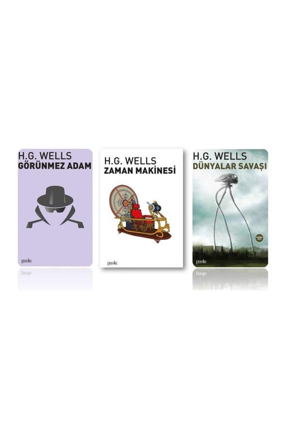 Puslu Yayıncılık H.G.Wells - Zaman Makinası - Görünmez Adam - Dünyalar Savaşı - Puslu Yayıncılık - Image 1