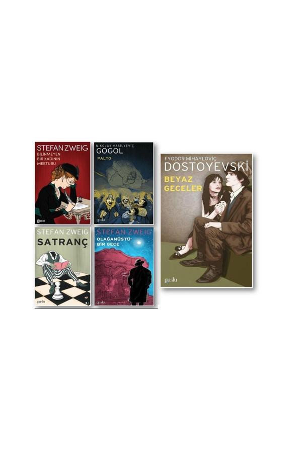 Puslu Yayıncılık En Çok Okunan Klasikler - Dostoyevski - Zweig - Gogol ( 5 Kitap ) - Puslu Yayıncılık - Image 1