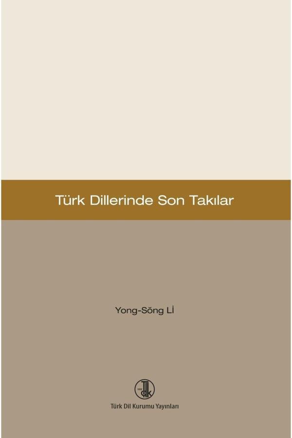 Türk Dil Kurumu Yayınları Türk Dillerinde Son Takılar - Türk Dil Kurumu Yayınları - Image 1