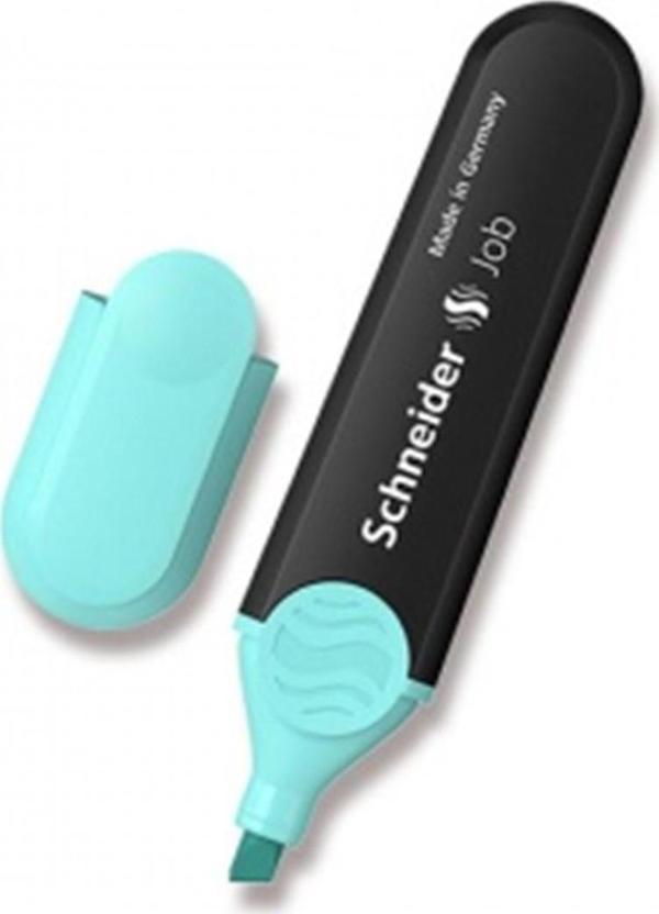 Schneider Fosforlu Kalem İşaret Kalemi Job Pastel 1-4,5 Mm Turkuaz 150 SCF089 (10 Lu Paket) - Image 1