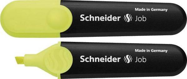 Schneider Fosforlu Kalem İşaret Kalemi Job Sarı 150 SCF100 (10 Lu Paket) - Image 1