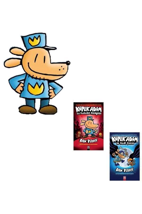 Altın Kitaplar Köpek Adam 2-3 Set (İki Kediciğin Hikayesi # Ve Kedi Çocuk) Dav Pilkey - Altın Kitaplar - Image 1