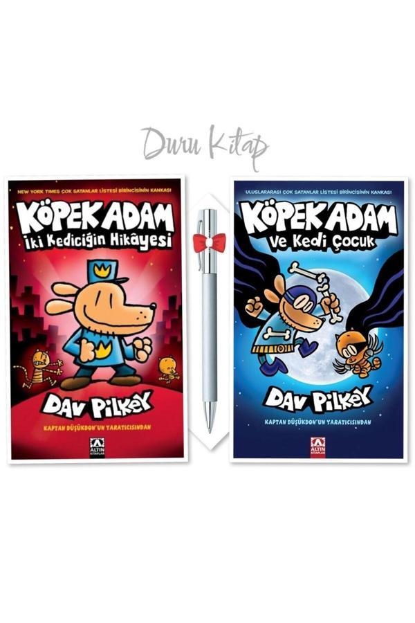 Altın Kitaplar Köpek Adam 3 İki Kediciğin Hikayesi - Köpek Adam 4 Kedi Çocuk, Caprice Kalem Hediyeli - Altın Kitaplar - Image 1