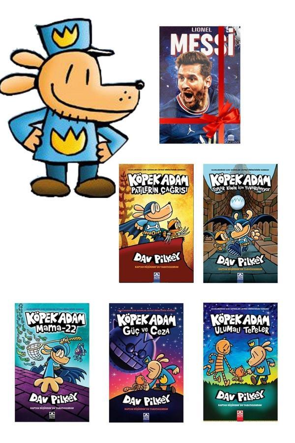 Altın Kitaplar Köpek Adam Serisi 6,7,8,9,10 - Son 5 Kitap Set - Defter Hediyeli - Altın Kitaplar - Image 1