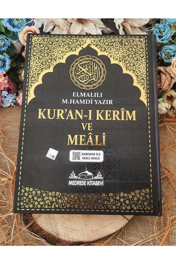Medrese Yayınları Kuranı Kerim Türkçe Meali Cami Boy 25X34 Mealli Kuran Siyah Telefonda Sesli Dinleme Diyanet Mühürlü - Medrese Yayınevi - Image 1