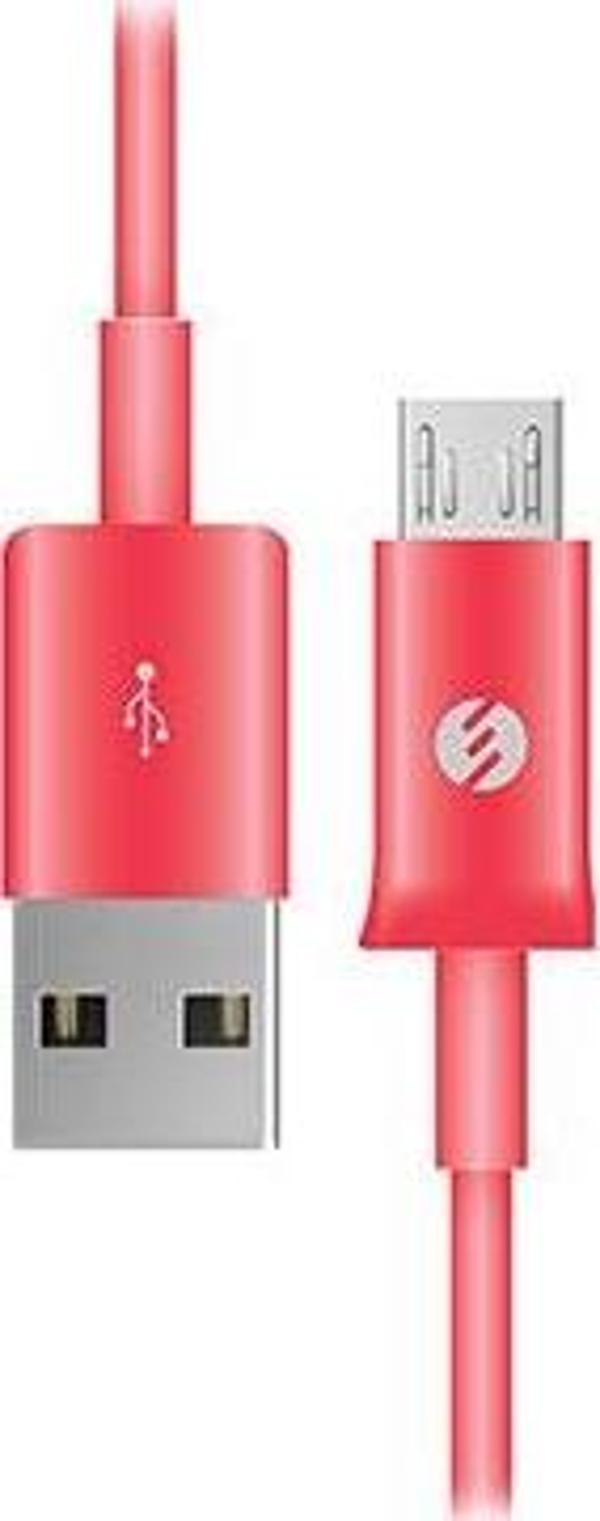 S-Link 1.3A Micro Usb Pembe Data + Şarj Kablosu Smg-140 - Image 1