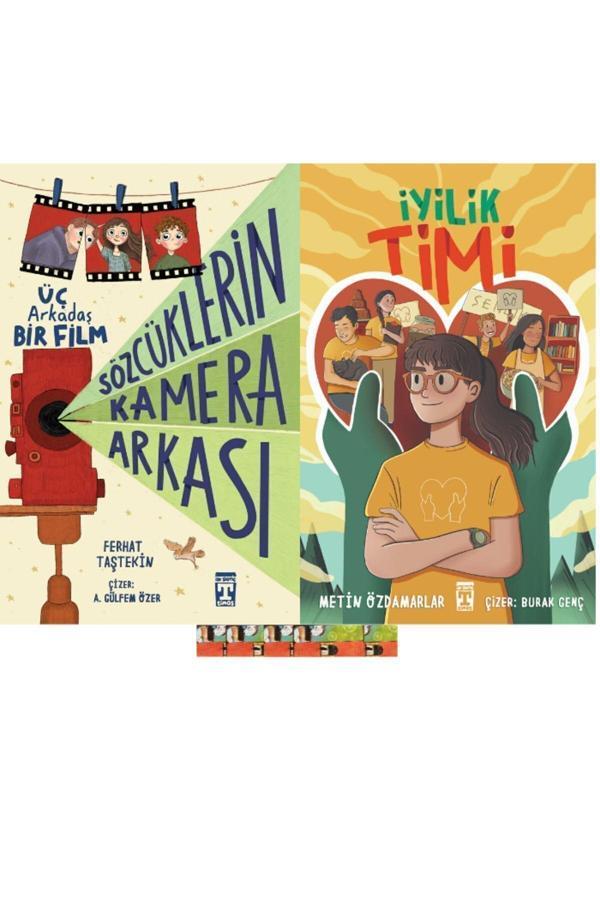 İlk Genç Timaş 4. 5. 6. Sınıf Okuma Kitapları 2'Li Set / Sözcüklerin Kamera Arkası - İyilik Timi - Image 1