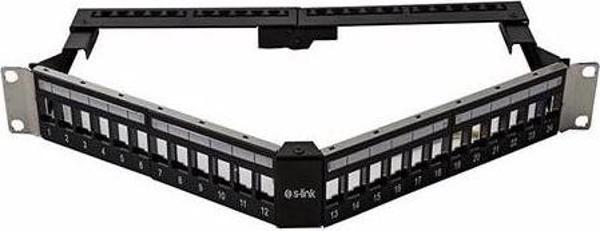 S-Link Sl-P626 24 Lü Kolay Kullanımlı, Ftp Boş V Şeklinde Patch Panel - Image 1
