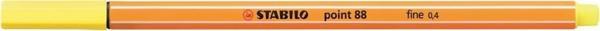 Stabilo 88/24 Keçe Uçlu İnce Kalem 88 Point 0.4 Mm Limon Sarısı (10 Lu Kutu) - Image 1