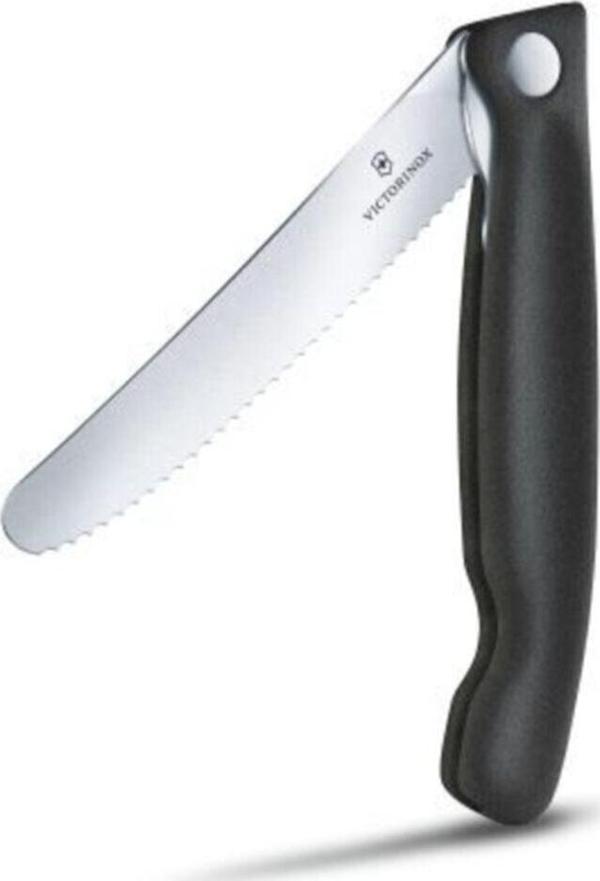 Victorinox ​​​ 6.7833.fb Swissclassic 11cm Katlanabilir Domates Bıçağı Siyah - Image 1