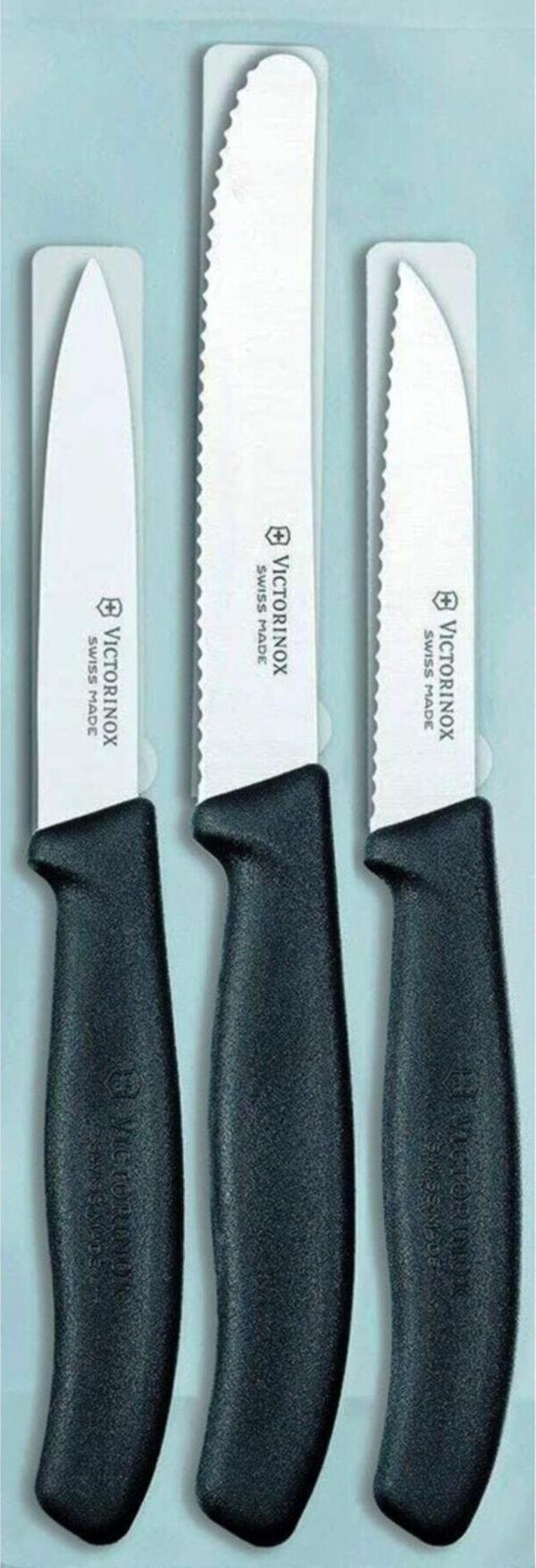 Victorinox 6.7113.3 Soyma Bıçak Seti Siyah - Image 1