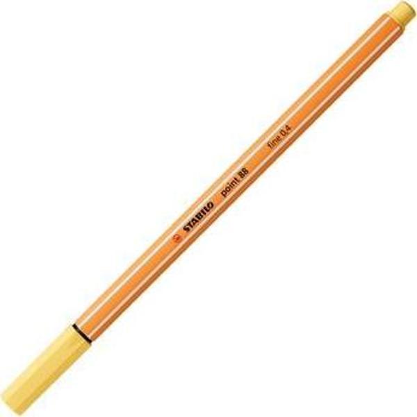 Stabilo Fineliner Point 88 İnce Keçe Uçlu Kalem 88 Point 0.4 Mm Sarı 88/23 (10 Lu Paket) - Image 1