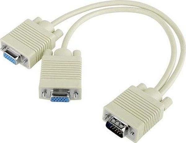 S-Link Slx-Vga152 Vga 2 Li Çoklayıcı Kablo - Image 1