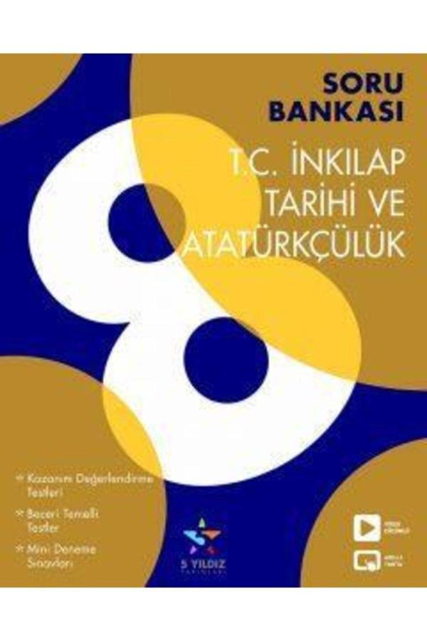 5 Yıldız Yayınları 8. Sınıf İnkılap Tarihi Ve Atatürkçülük Soru Bankası - 5 Yıldız Yayınları - Image 1