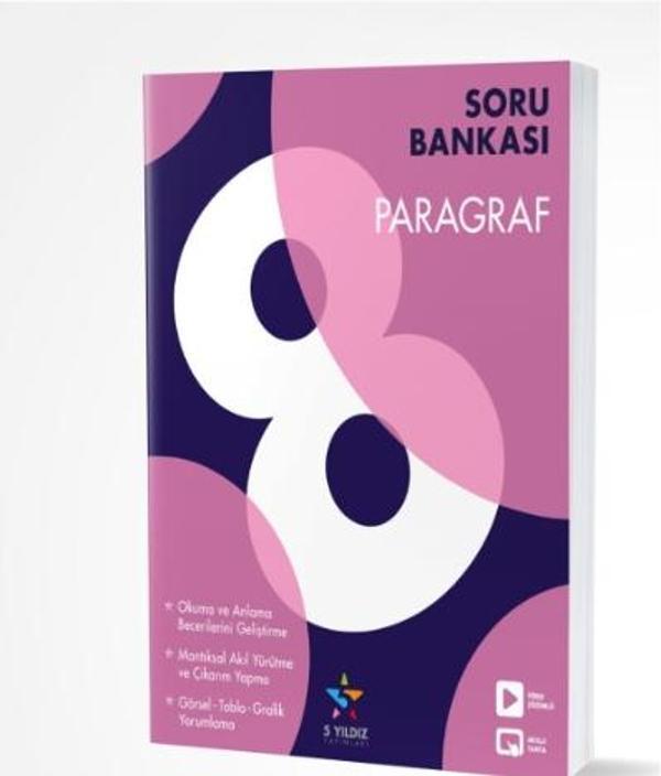 5 Yıldız Yayınları 8. Sınıf Paragraf Soru Bankası - 5 Yıldız Yayınları - Image 1