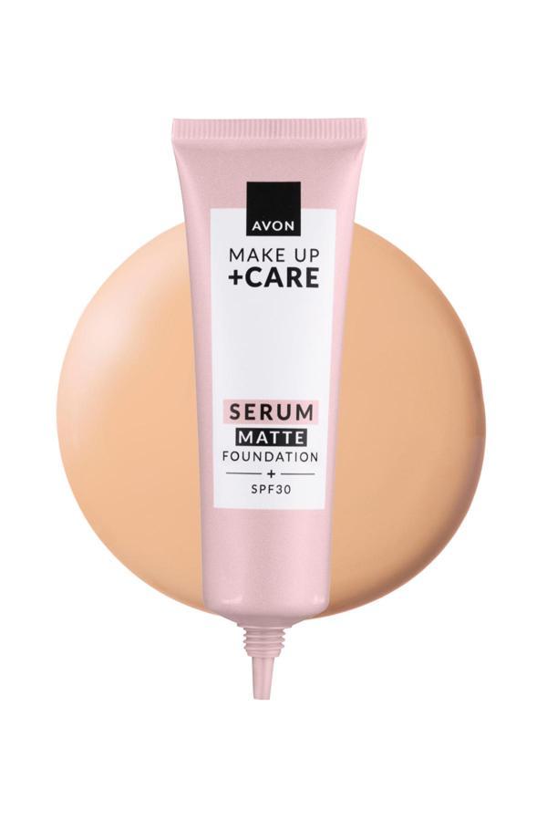 Make Up + Care 3ü 1 Arada Mat Serum Fondöten 30 Ml. 120N Porcelain - Image 1
