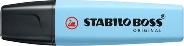 Stabilo Fosforlu Kalem (İşaret Kalemi) Boss Original 2-5 Mm Kesik Uç Pastel - Esintili Mavi 70/112 (10 Lu Paket) - Image 1
