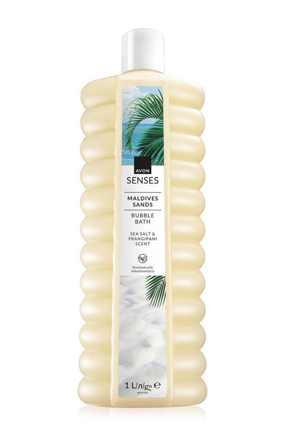 Senses Maldives Sands Deniz Tuzu ve Frangipani Kokulu Banyo Köpüğü 1lt - Image 1