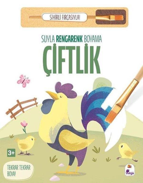 Çiftlik - Suyla Rengarenk Boyama Sihirli Fırçasıyla! - İndigo Çocuk - Image 1