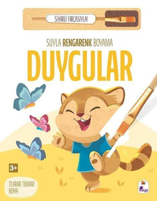 Duygular - Suyla Rengarenk Boyama - Sihirli Fırçasıyla! - İndigo Çocuk - Image 1