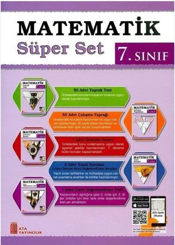 7.Sınıf Matematik Süper Set Ata Yayıncılık - Ata Yayıncılık - Image 1