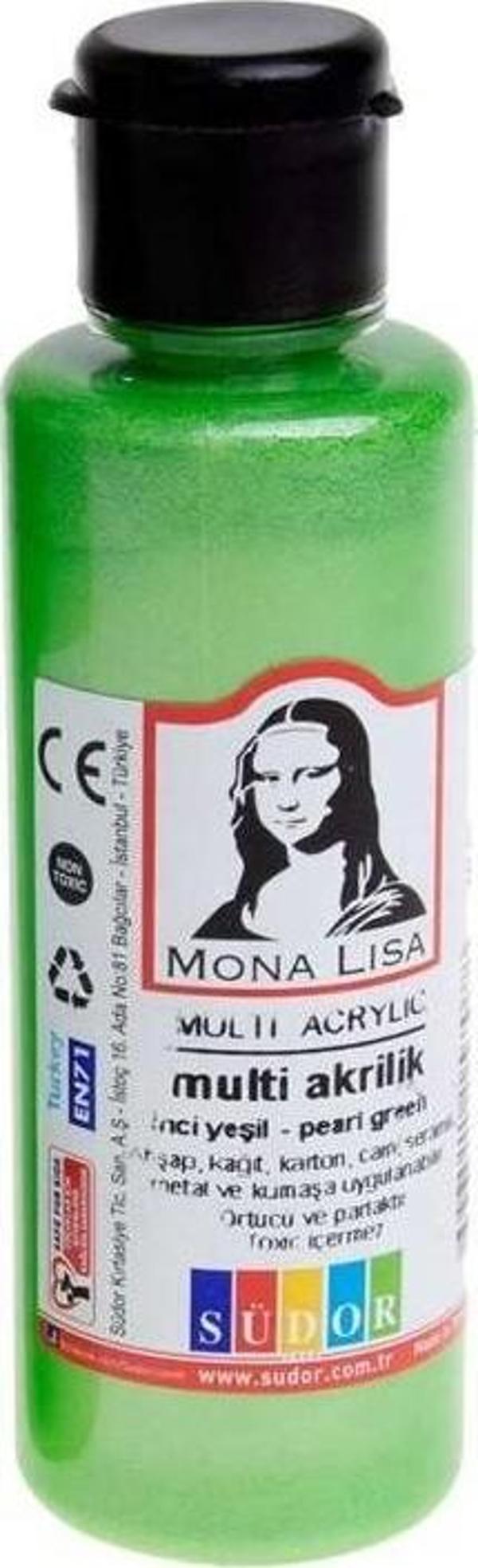 Südor Monalisa Multi Akrilik 70 Ml İnci Yeşil Sd160-17 (12 Li Paket) - Image 1