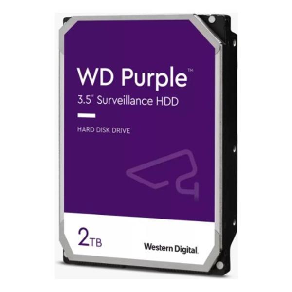 Wd 2Tb Purple WD23PURZ 3.5¨ 5400RPM 64MB SATA 6GB-s 7x24 Güvenlik Diski (Resmi Distribitör Ürünü) - Image 1