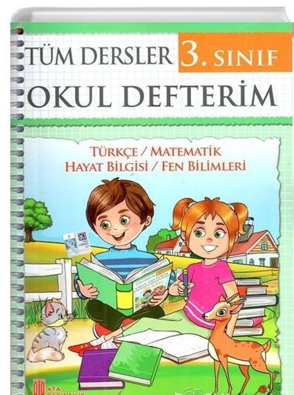 Ata Yayıncılık 3. Sınıf Tüm Dersler Okul Defterim - Ata Yayıncılık - Image 1