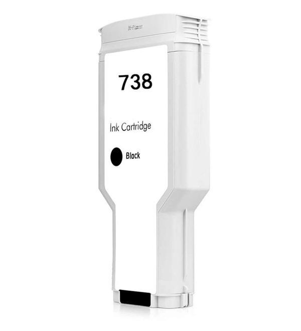 HP 738XL 498N4A Siyah Muadil Kartuş 300ML HP T850, HP T950 - Image 1