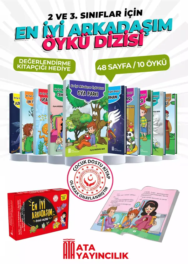 Ata Yayınları En İyi Arkadaşım Öykü Dizisi 10'lu Set - Ata Yayıncılık - Image 1