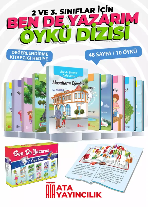 Ben de Yazarım Öykü Dizisi (2 ve 3. Sınıflar) Ata Yayıncılık - Ata Yayıncılık - Image 1