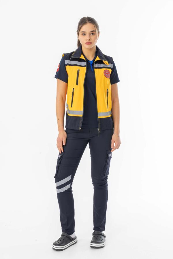 112 Acil Tıp Teknisyeni Yelek Reflektörlü Unisex (ATT004) - Image 1