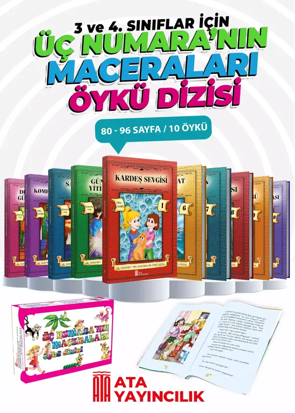 Üç Numaranın Maceraları (2. 3. ve 4. Sınıflar) Ata Yayıncılık - Ata Yayıncılık - Image 1