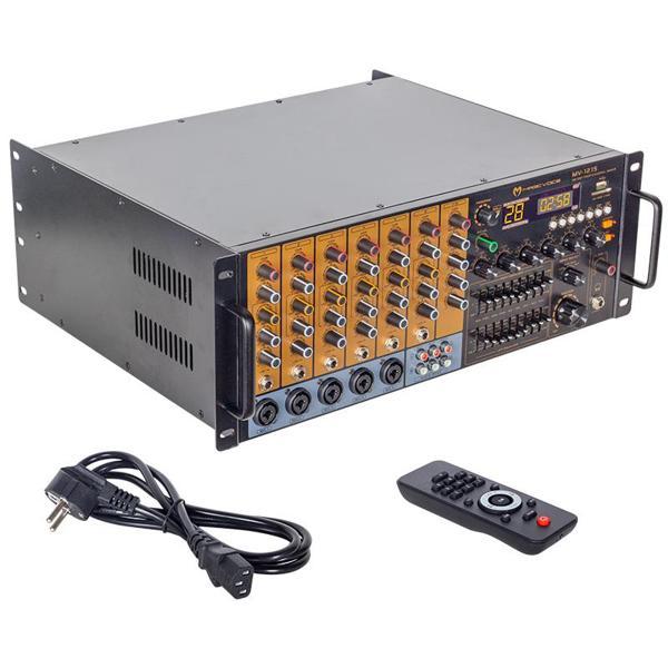 Magicvoice MV-1215 USB Bluetooth UK Rms 200W Max.1600W 6 Zon Trafolu Amfi Küp Mixer Anfi Okul Cami Stüdyo Tipi - Image 1