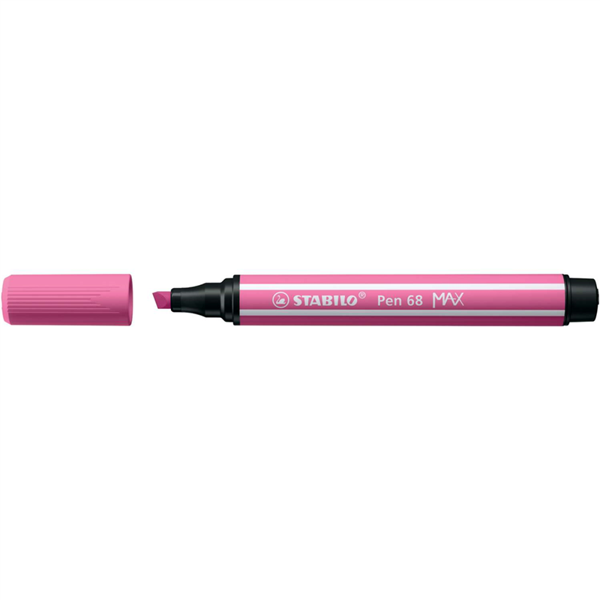Stabilo Keçe Uçlu Kalem 68 Max Açık Pembe 1-5 Mm Kesik Uç 768/17 (5 Li Paket) - Image 1