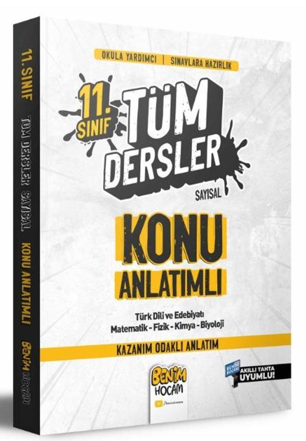 11. Sınıf Sayısal Tüm Dersler Konu Anlatımı - Benim Hocam Yayınları - Image 1