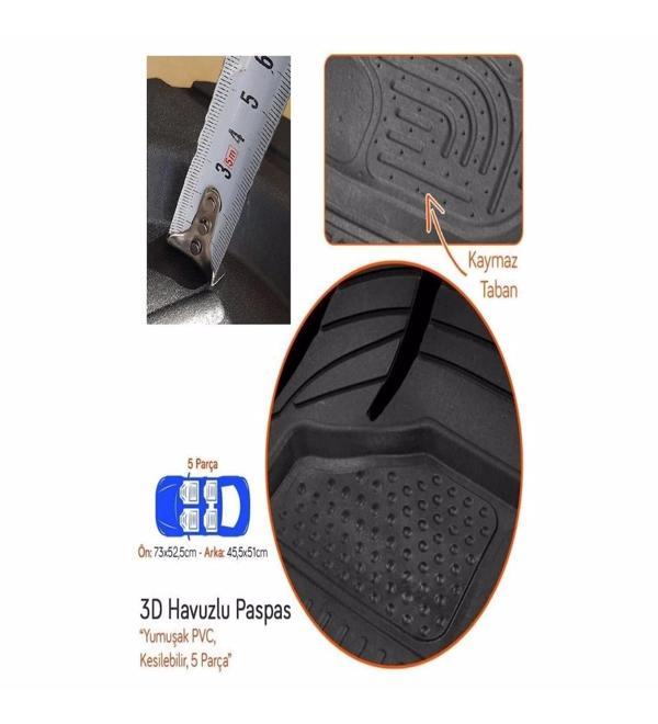 Honda Civic 2001-2005 Havuzlu Paspas Seti - Image 1