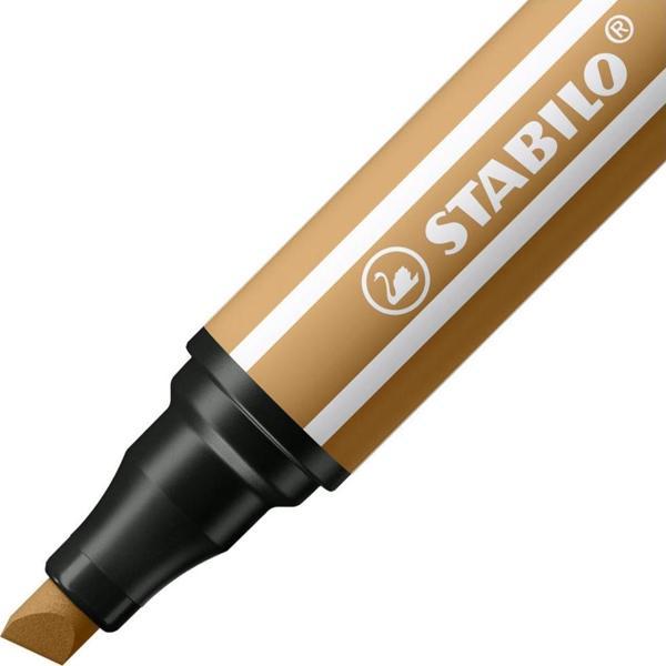 Stabilo Keçe Uçlu Kalem 68 Max Toprak Kahverengi 1-5 Mm Kesik Uç 768/89 (5 Li Paket) - Image 1