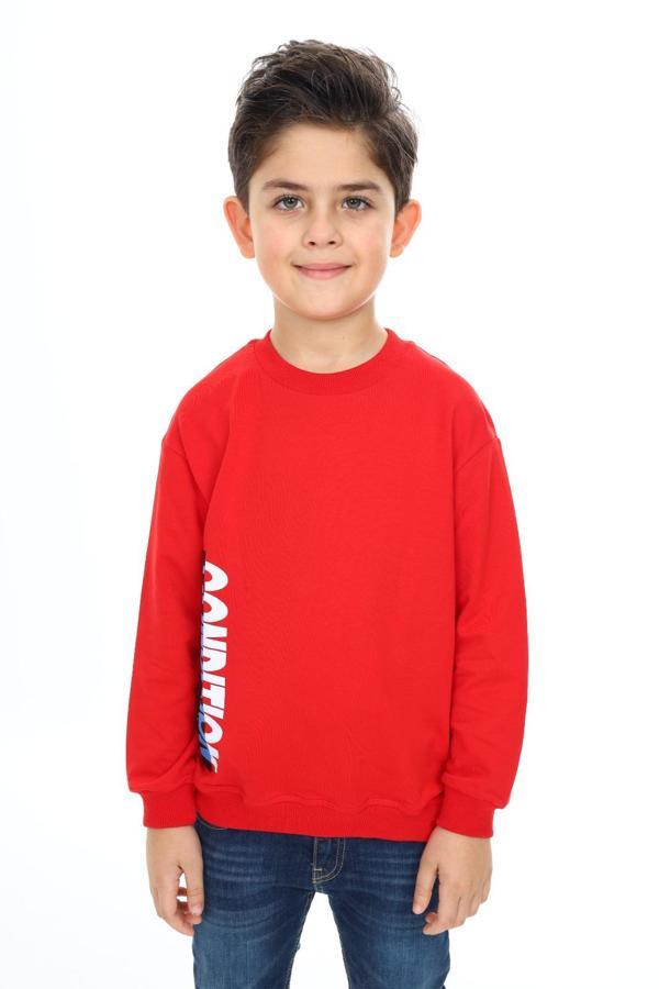 Toontoy Erkek Çocuk Baskılı Sweatshirt - Image 1