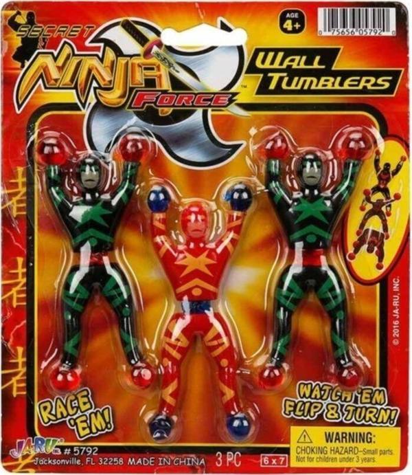 Sunman Oyuncak Hacıyatmaz Ninja Duvara Yapışan S00005792 (Karışık Renk 1 Adet) - Image 1