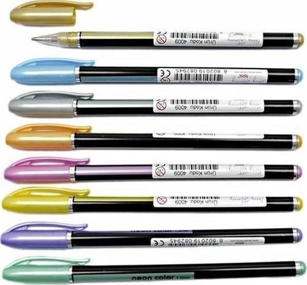 Taros Unick Color Metalize Jel Tükenmez Kalem 4441 (48 Li Paket) - Image 1