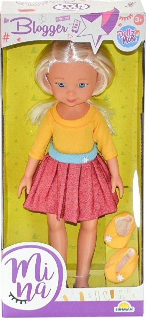 Sunman Oyuncak Mina Blogger Bebek 35Cm S01030081 - Image 1