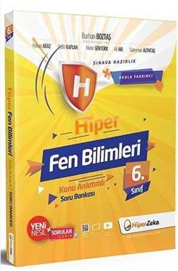 6. Sınıf Hiper Fen Bilimleri Konu Anlatımlı Soru Bankası Hiper Zeka Yayınları - Hiper Zeka - Image 1