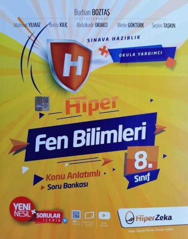 8. Sınıf Fen Bilimleri Hiper Konu Anlatımlı Soru Bankası Hiper Zeka Yayınları - Hiper Zeka - Image 1